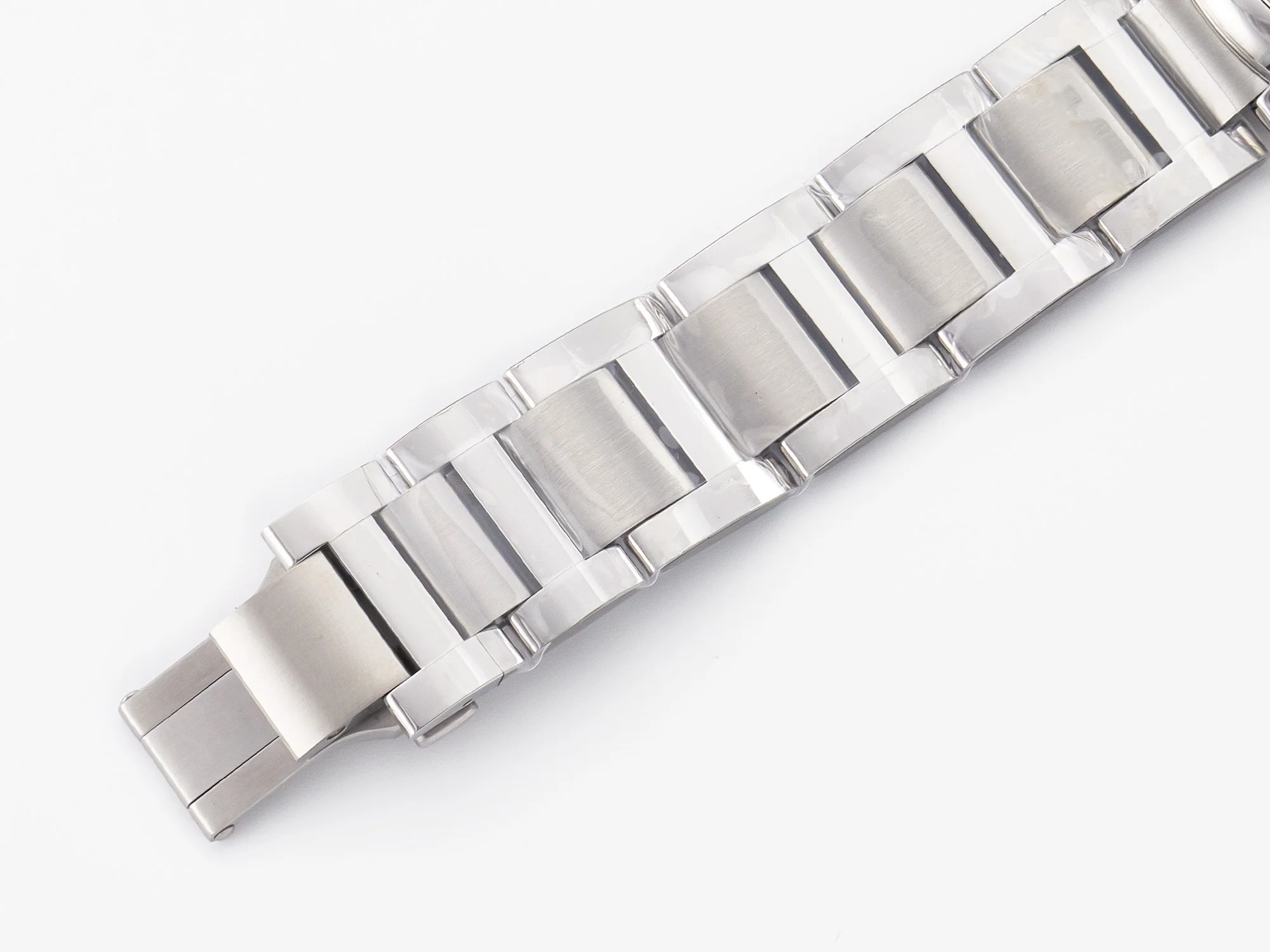 Ballon Bleu 42mm SS AF 1:1 Best Edition White Texture Dial on SS Bracelet A2824 V5