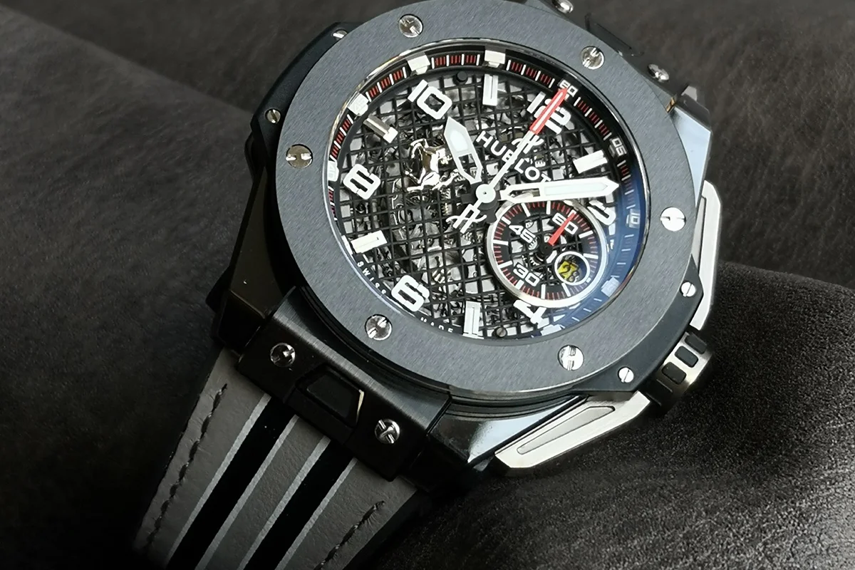 Big Bang F1 Black Dial Chronograph in Ceramic