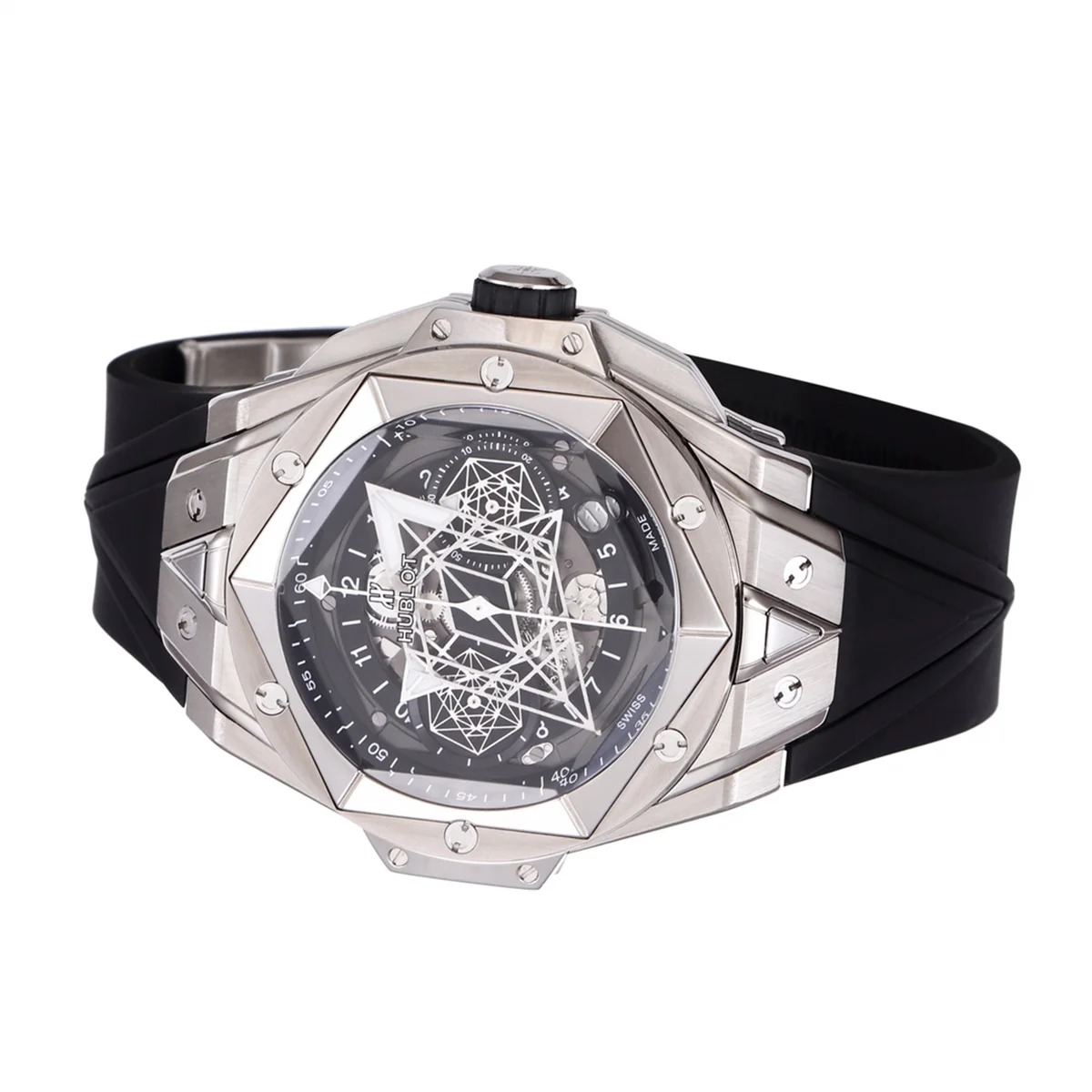 Big Bang Sang Bleu II Black Dial in Titanium
