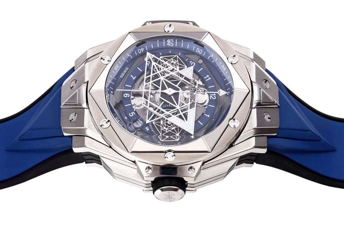 Big Bang Sang Bleu II Blue Dial in Titanium