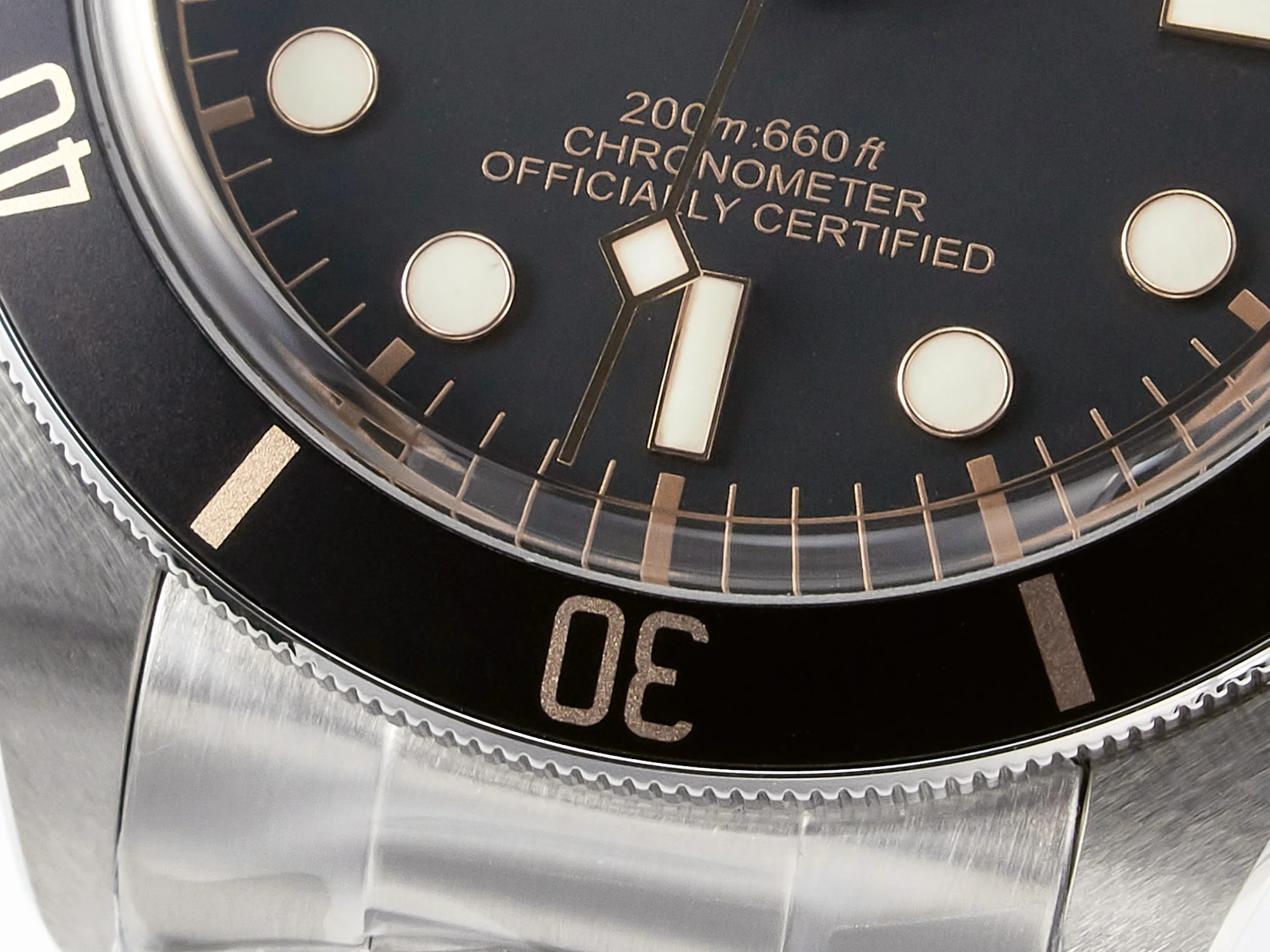 Black Bay 58 39mm SS ZF 1:1 Best Edition Black Dial on SS Bracelet A2824