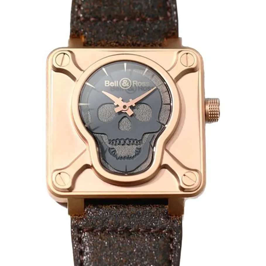 BR 01 Skull Bronze Black