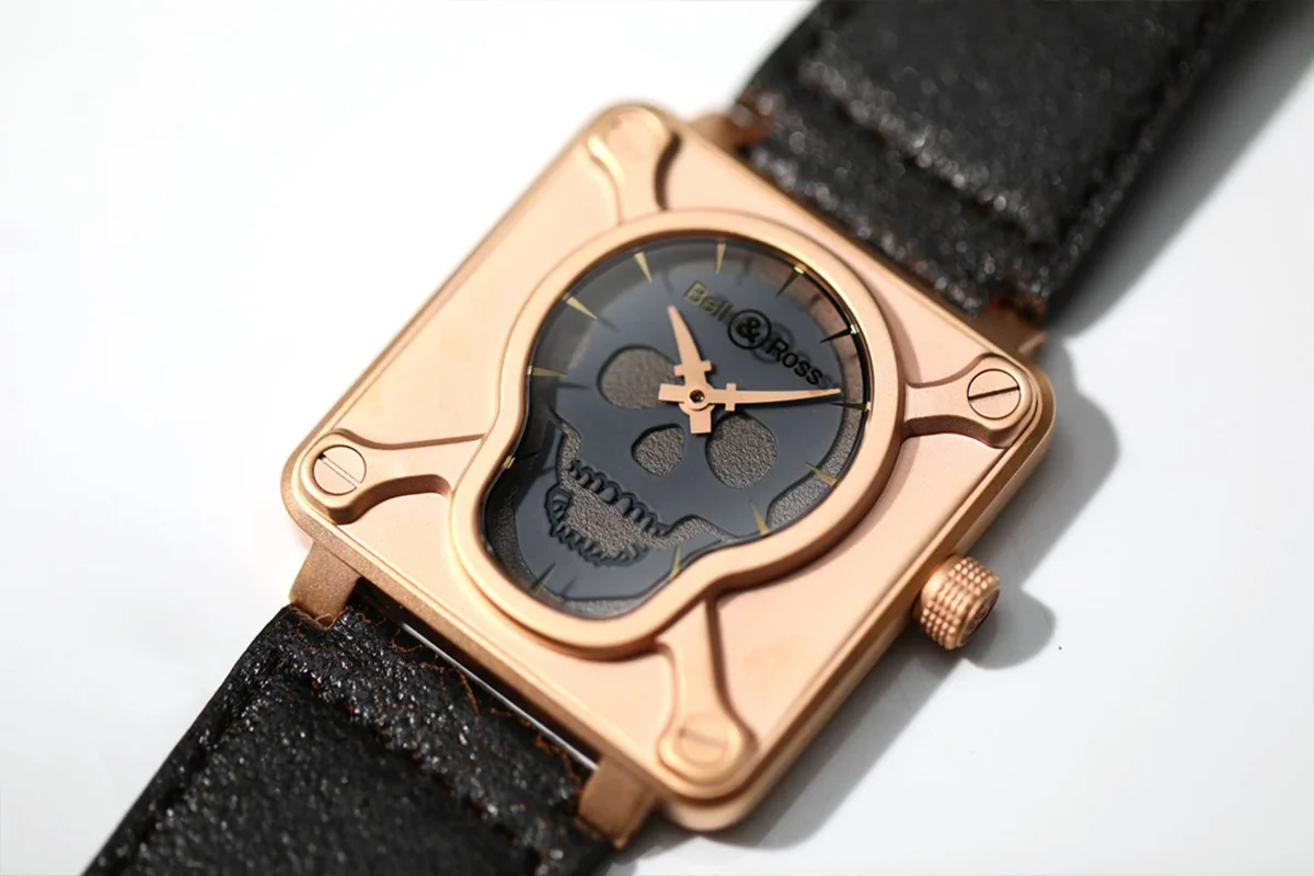 BR 01 Skull Bronze Black