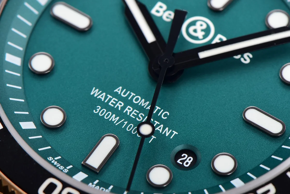 BR 03-92 Diver Black & Green Bronze