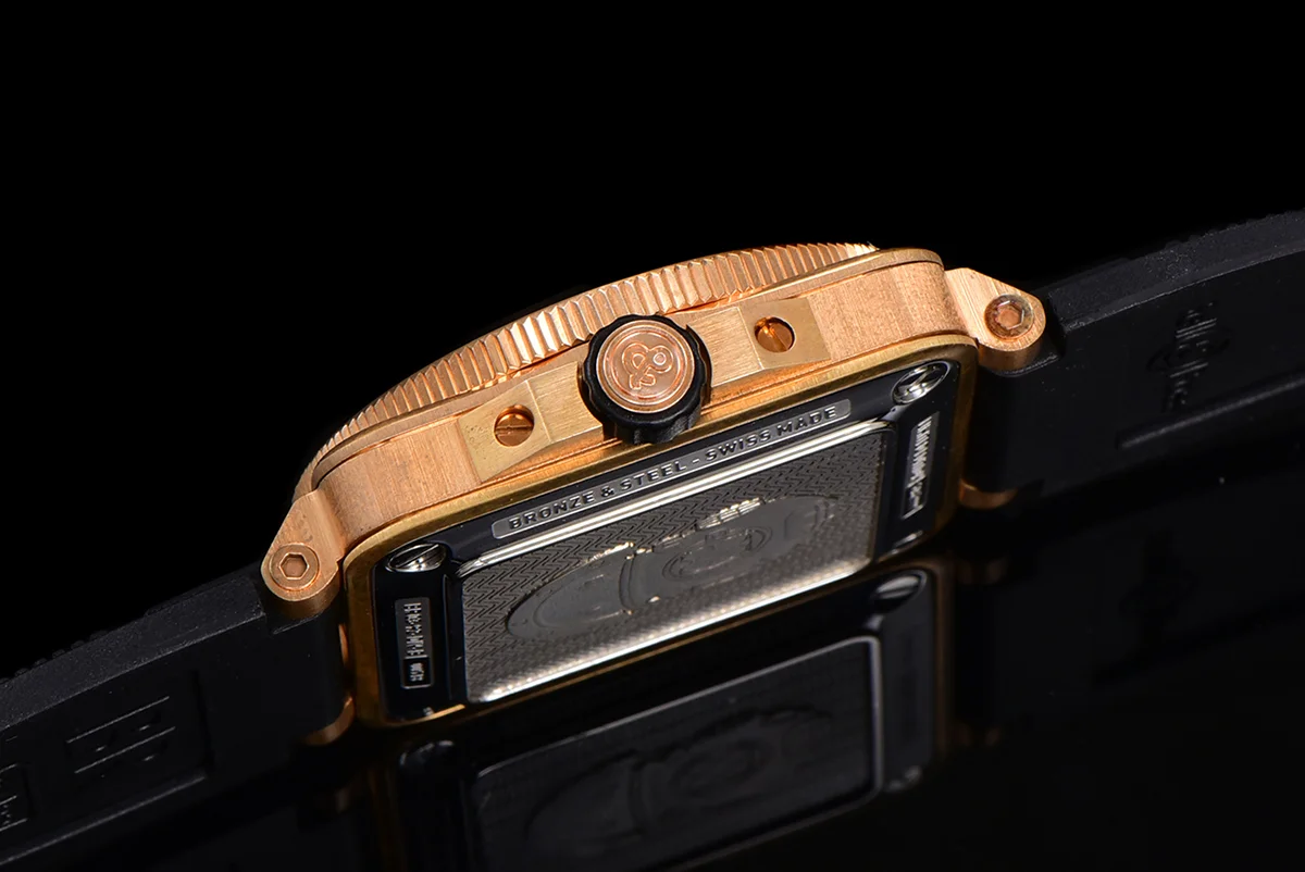 BR 03-92 Diver Black & Green Bronze