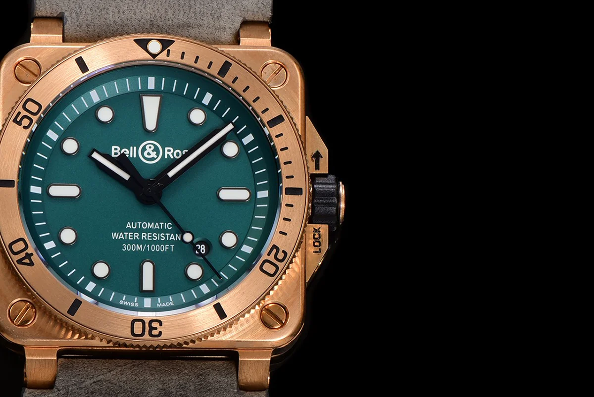 BR 03-92 Diver Green Bronze