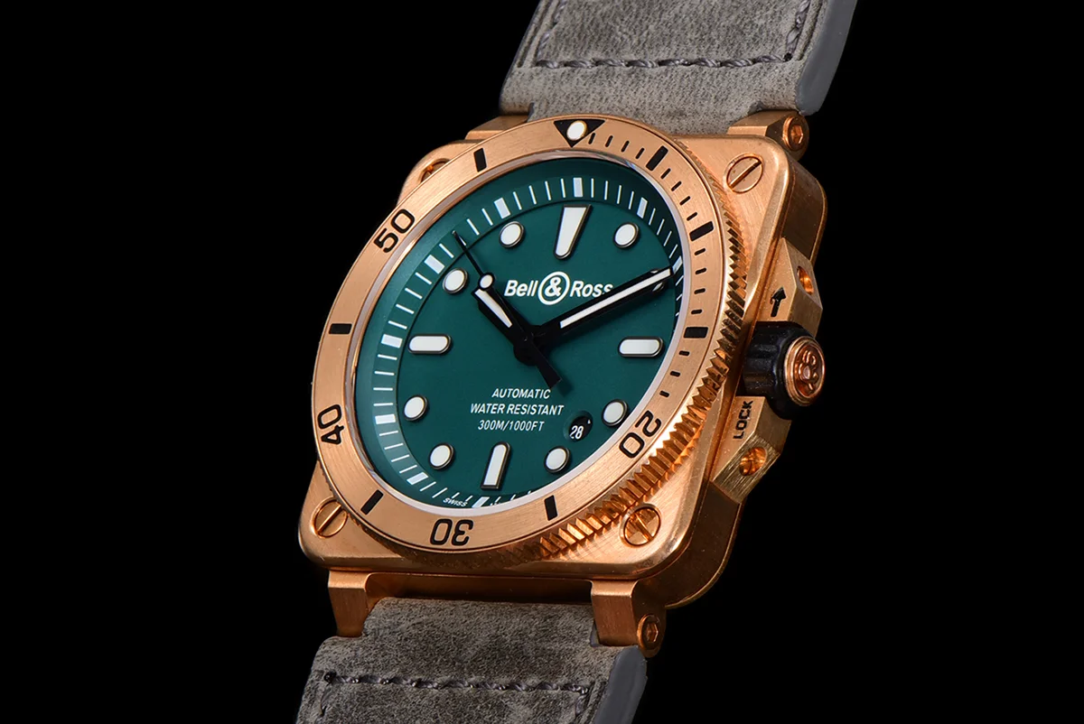BR 03-92 Diver Green Bronze