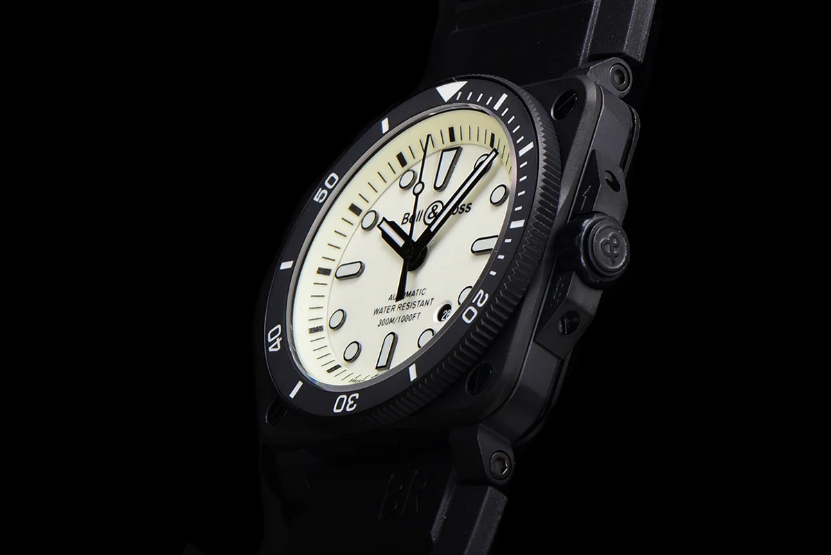 BR 03-92 White Dial in PVD