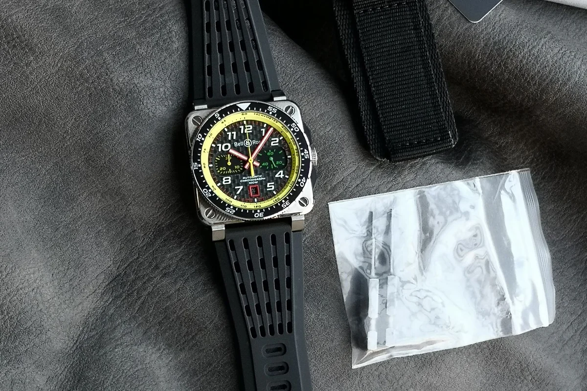 BR 03-94 Chrono Black Dial