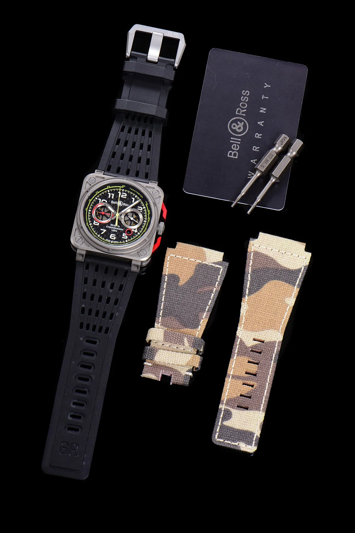BR 03-94 Chrono Black Dial