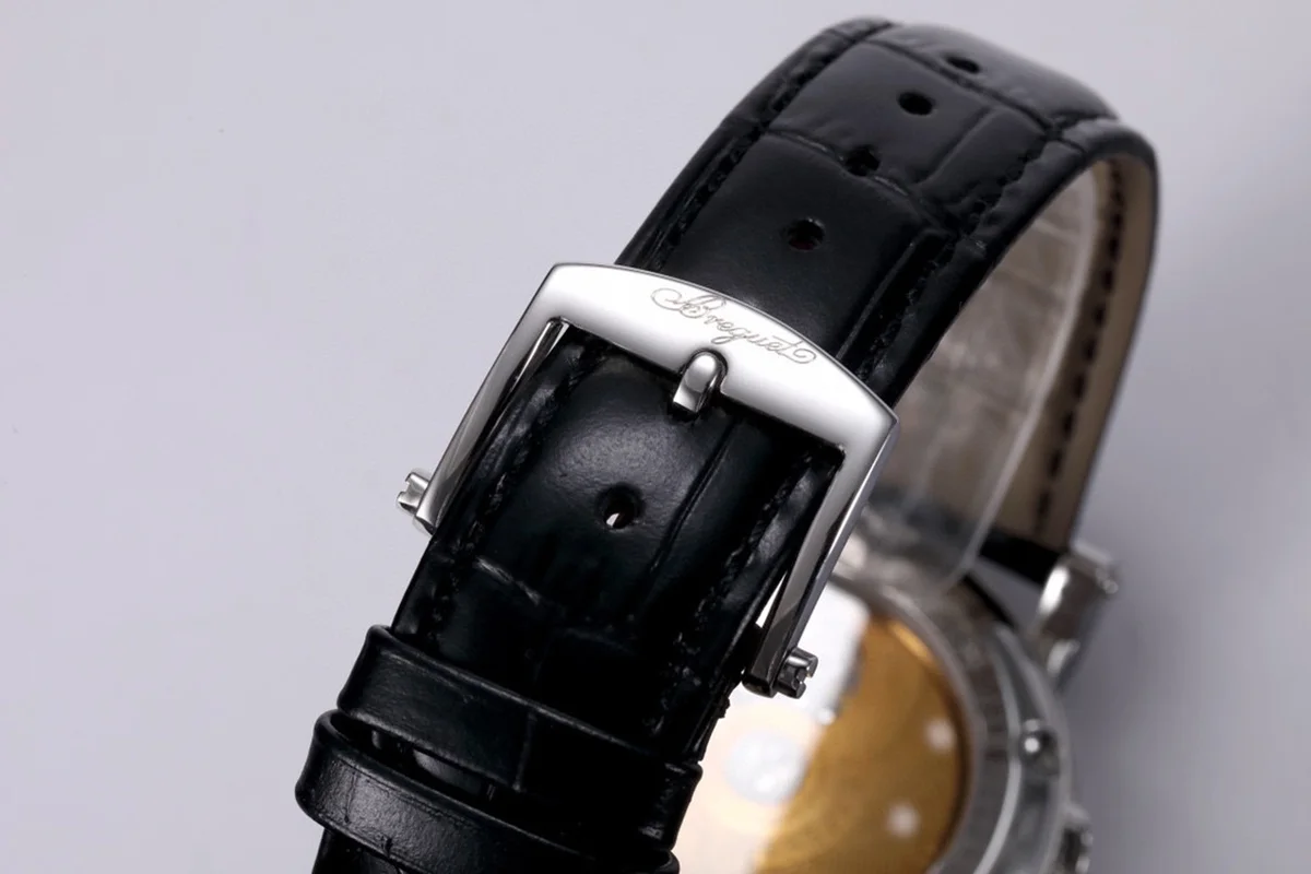 Breguet Marine Automatic Big Date 5817 Black Dial Watch in Steel