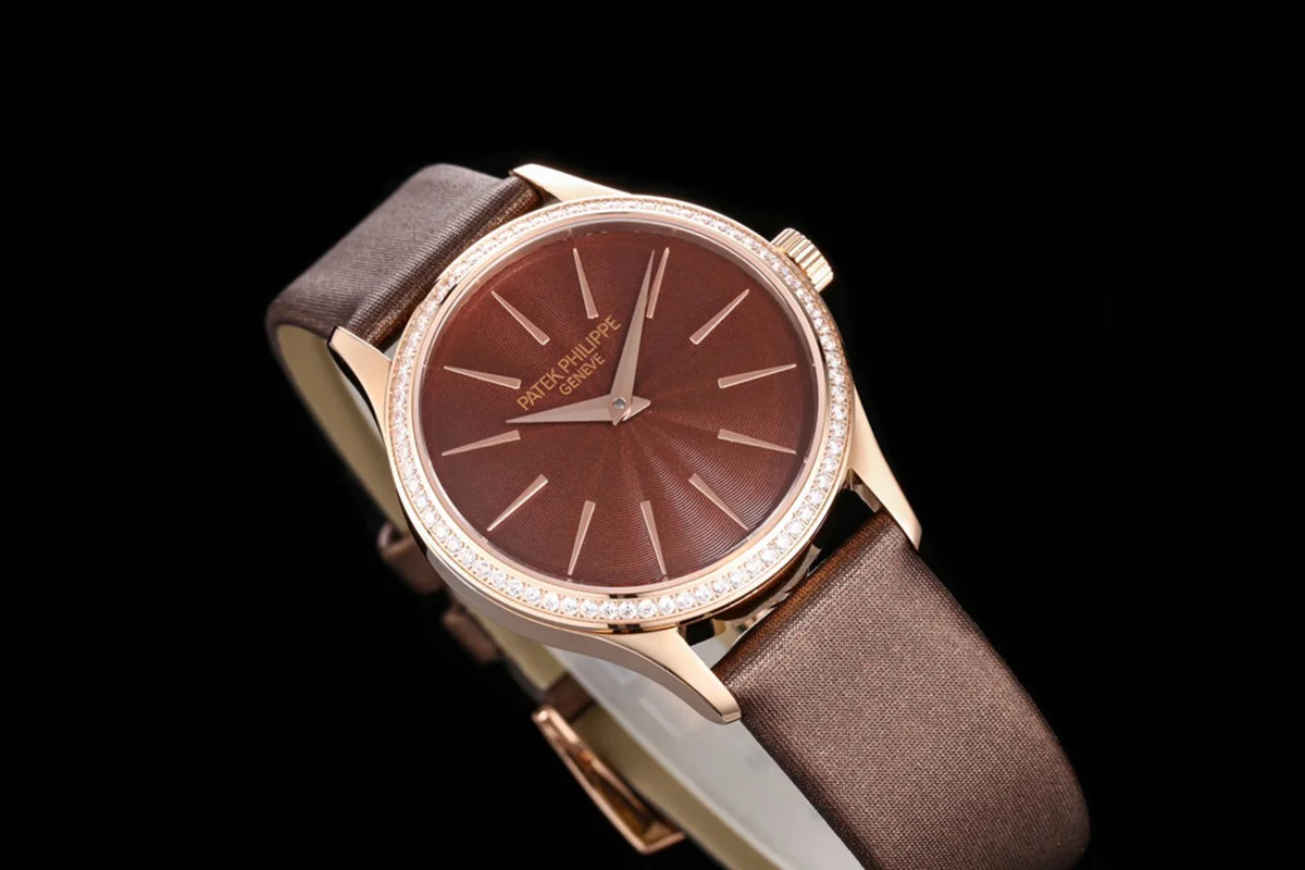 Calatrava 4997 Brown Dial in Rose Gold on Brown Leather Strap