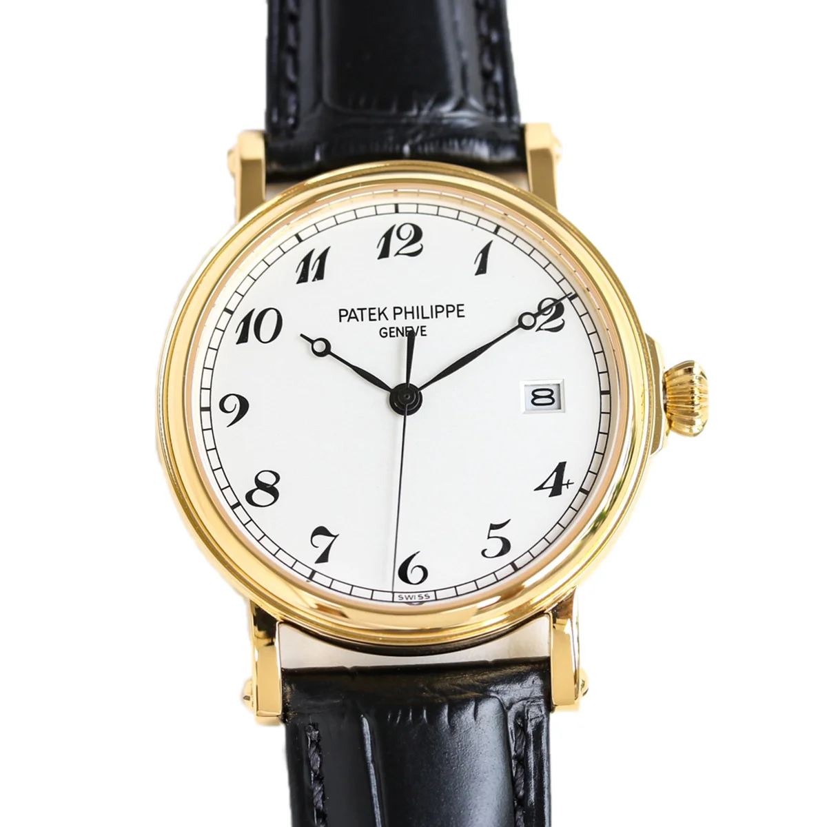 Calatrava 5153 White Dial in Yellow Gold