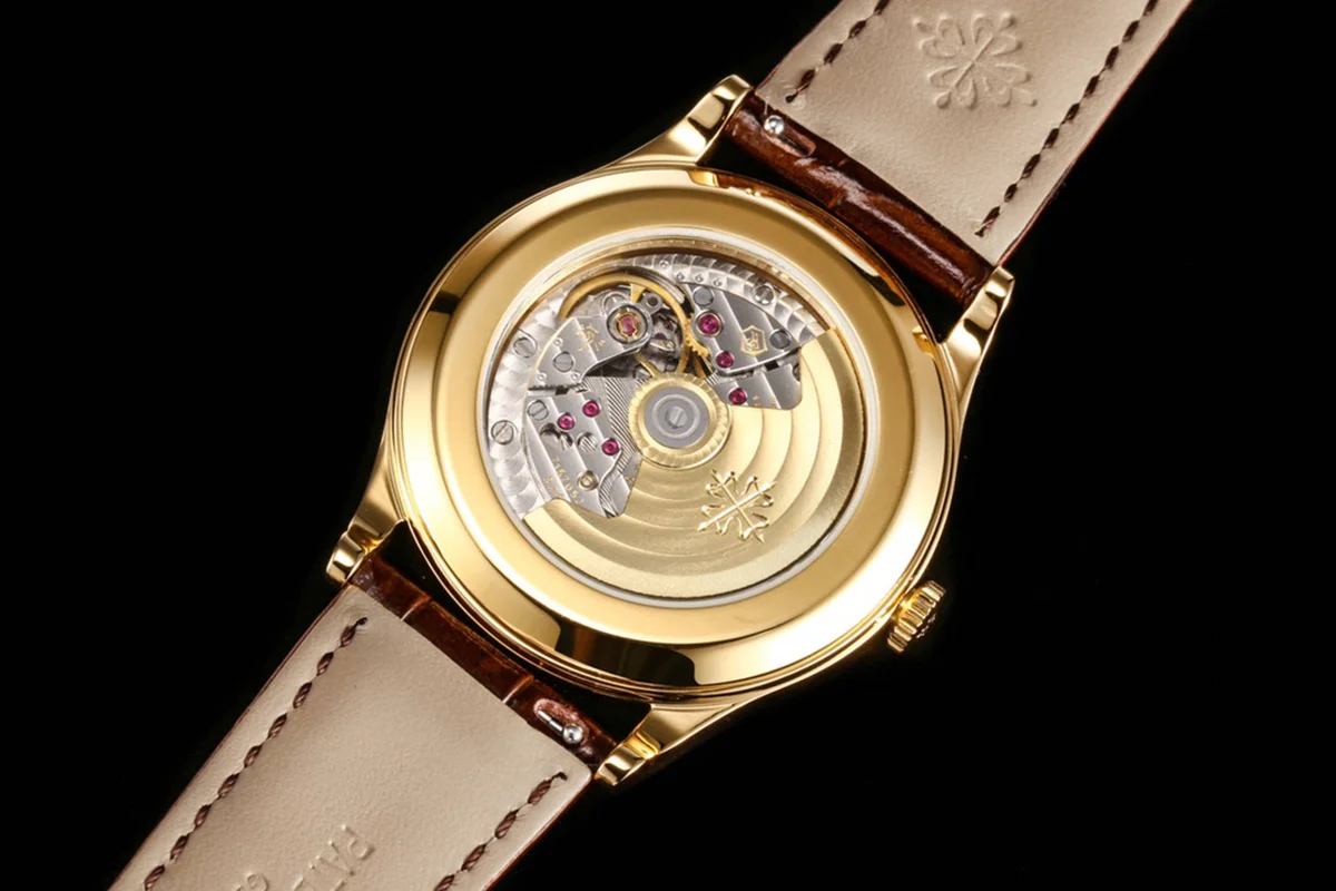 Calatrava 6119R White Dial in Yellow Gold