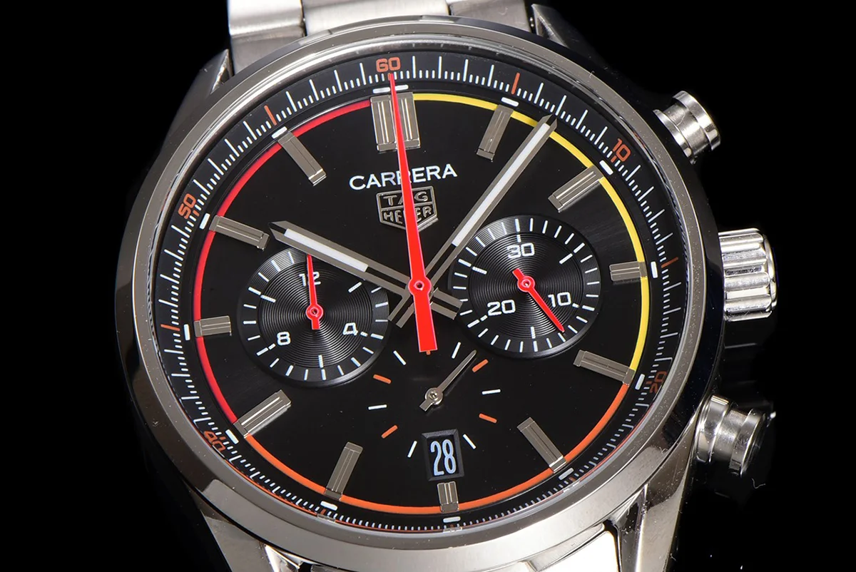 Carrera Chronograph 42 Black Dial