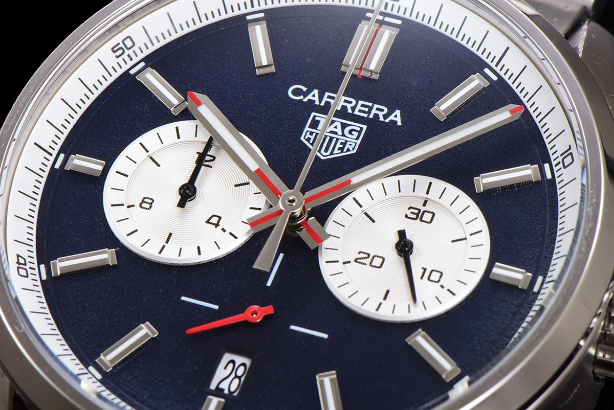 Carrera Chronograph 43 Black Dial