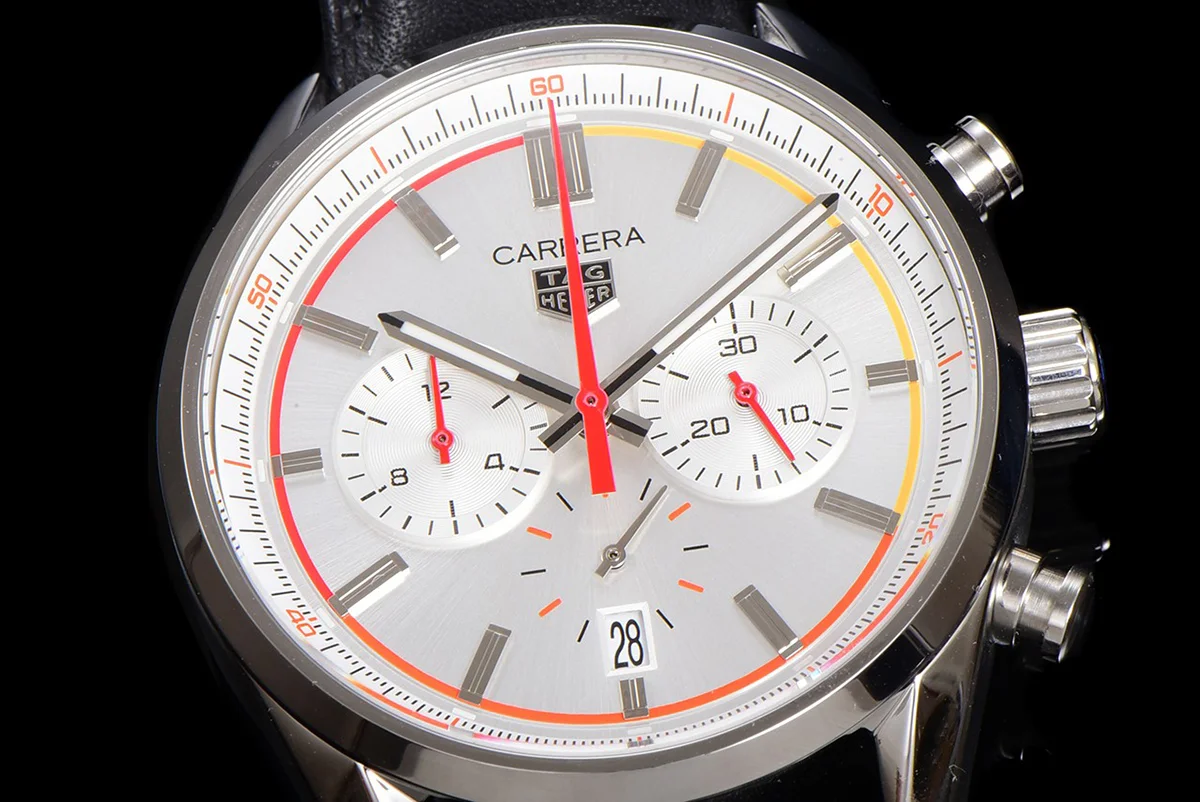 Carrera Chronosprint X Porsche 42 on Leather Strap