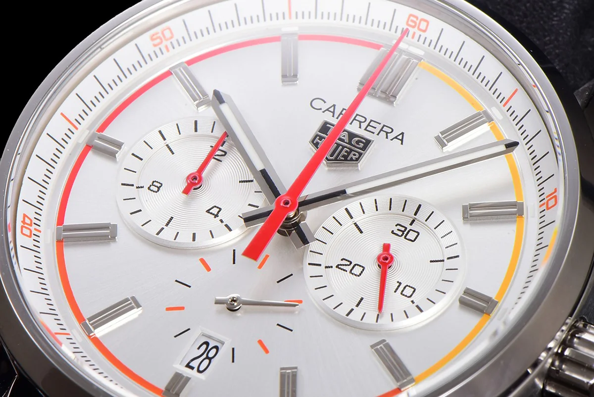 Carrera Chronosprint X Porsche 42 on Leather Strap