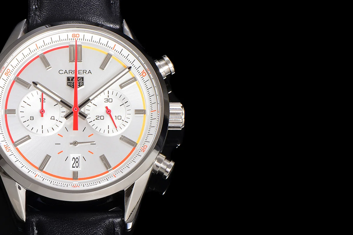 Carrera Chronosprint X Porsche 42 on Leather Strap