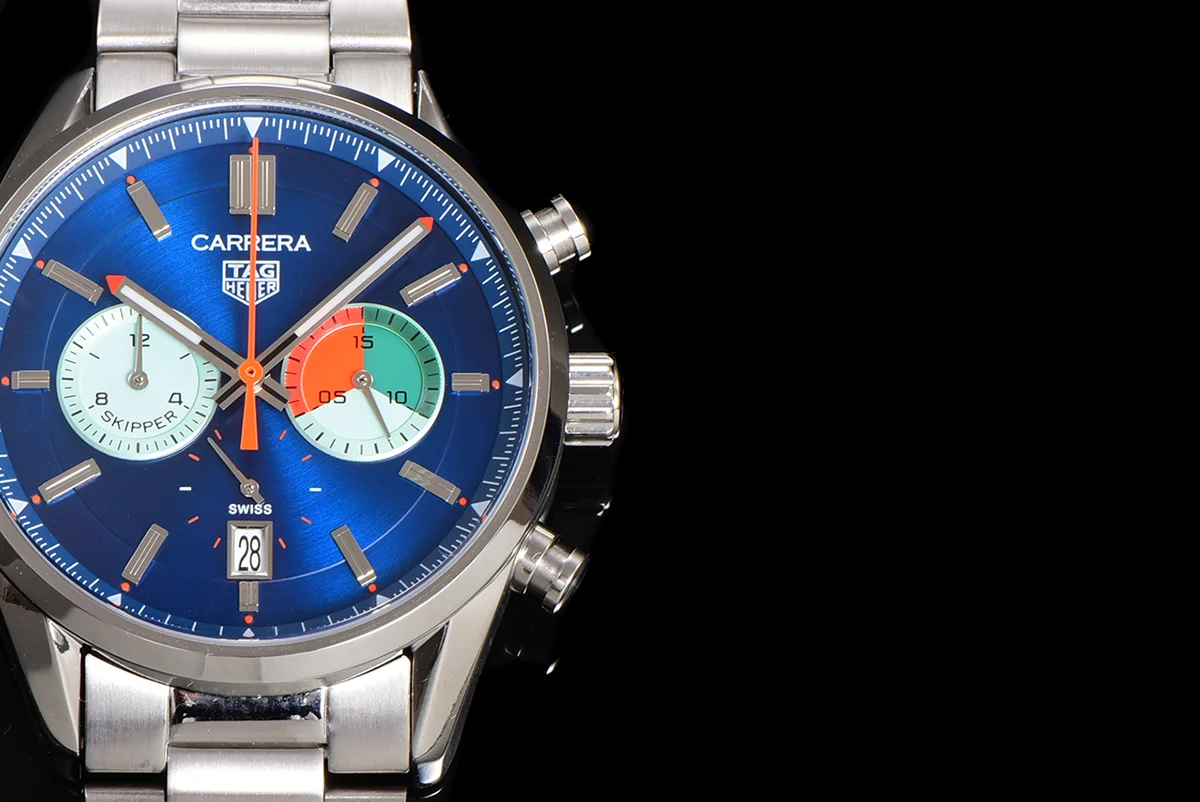 Carrera Skipper 39 Blue Dial