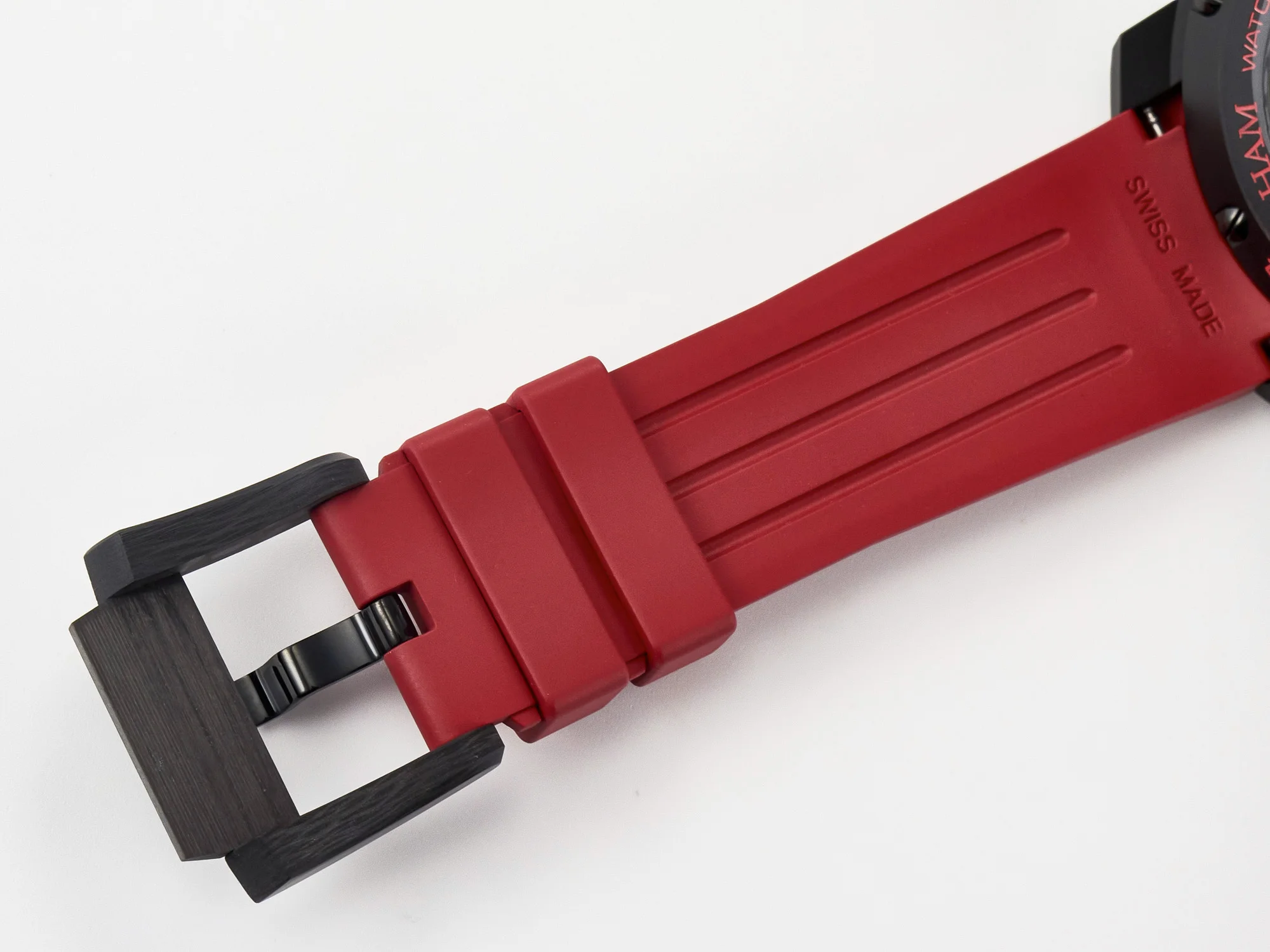 Chronofighter Superlight JKF 1:1 Best Edition on Red Rubber Strap A7750