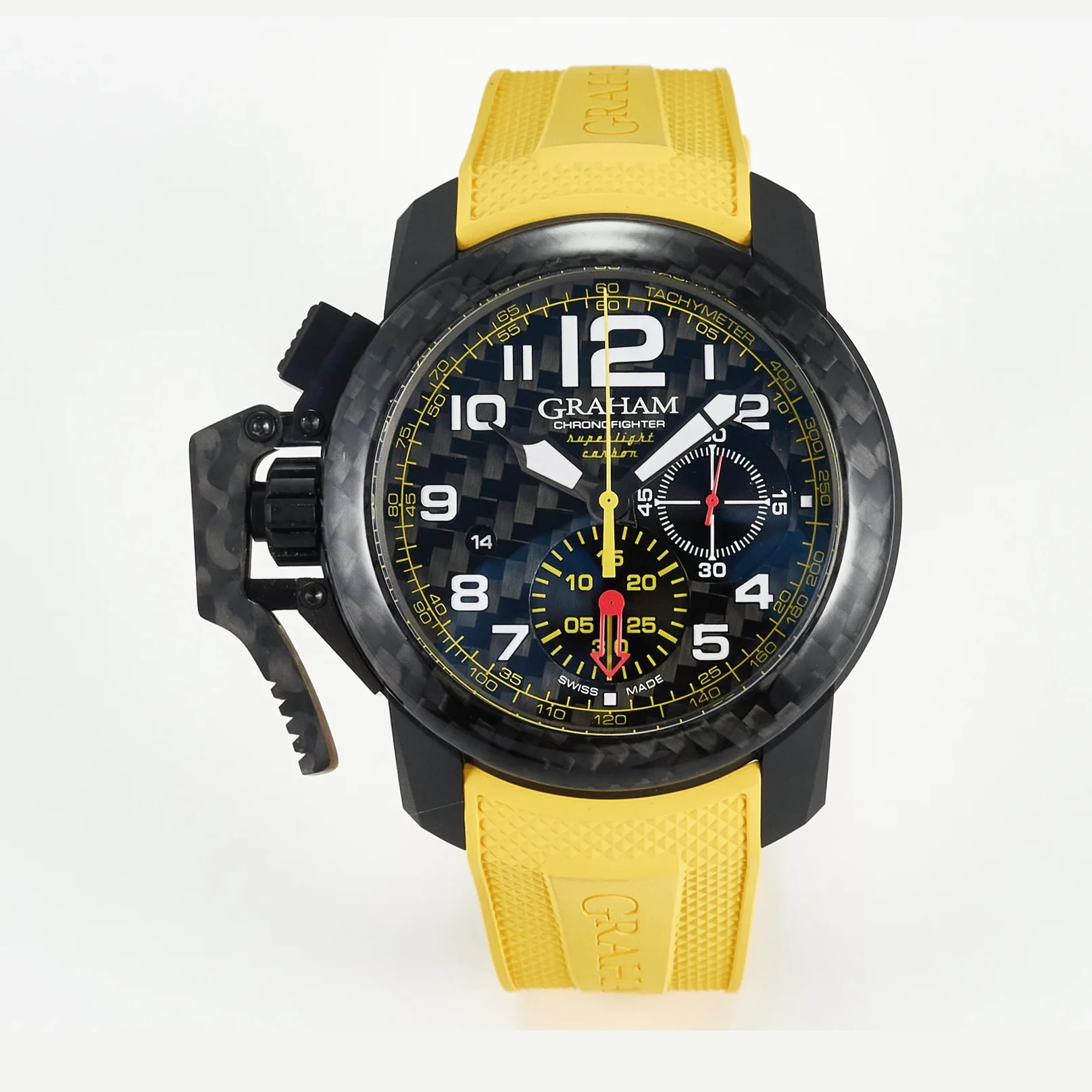 Chronofighter Superlight JKF 1:1 Best Edition on Yellow Rubber Strap A7750