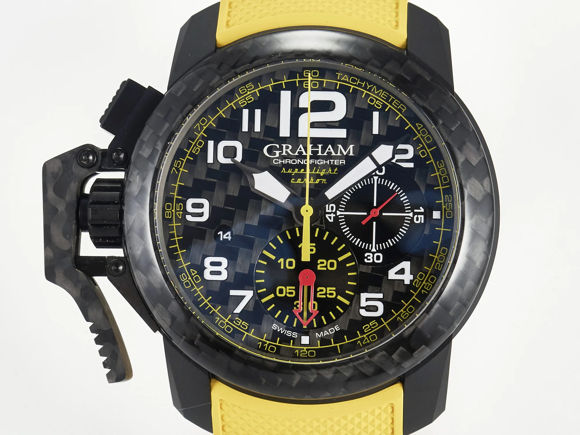 Chronofighter Superlight JKF 1:1 Best Edition on Yellow Rubber Strap A7750