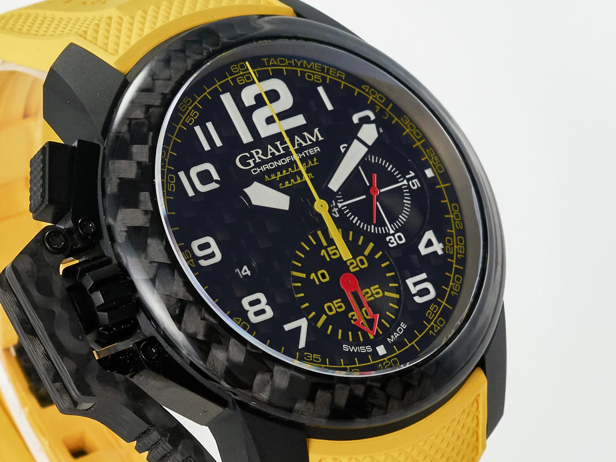 Chronofighter Superlight JKF 1:1 Best Edition on Yellow Rubber Strap A7750