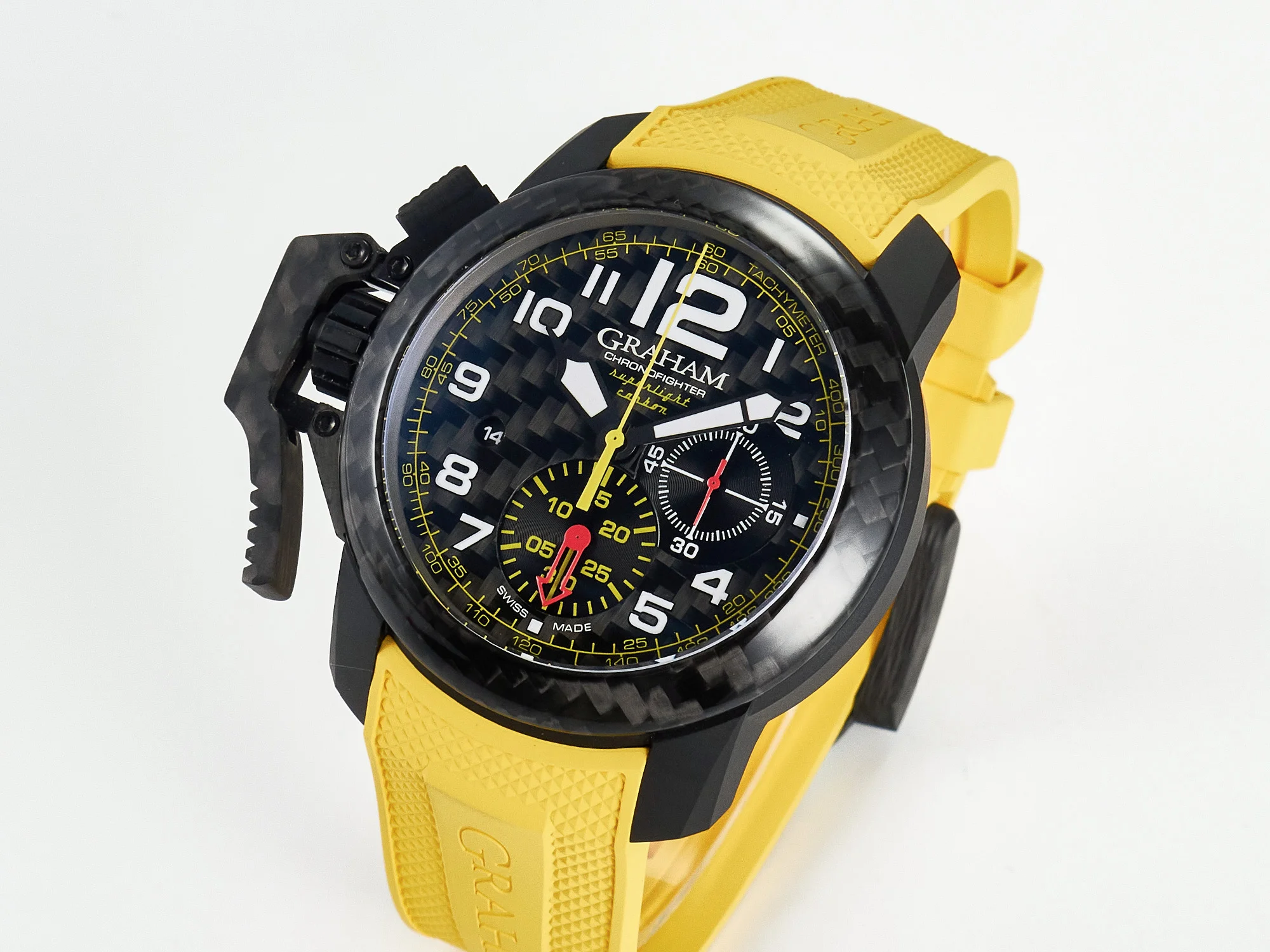 Chronofighter Superlight JKF 1:1 Best Edition on Yellow Rubber Strap A7750
