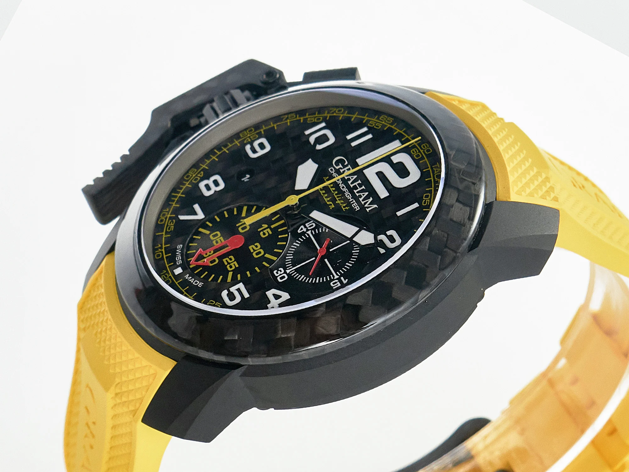 Chronofighter Superlight JKF 1:1 Best Edition on Yellow Rubber Strap A7750