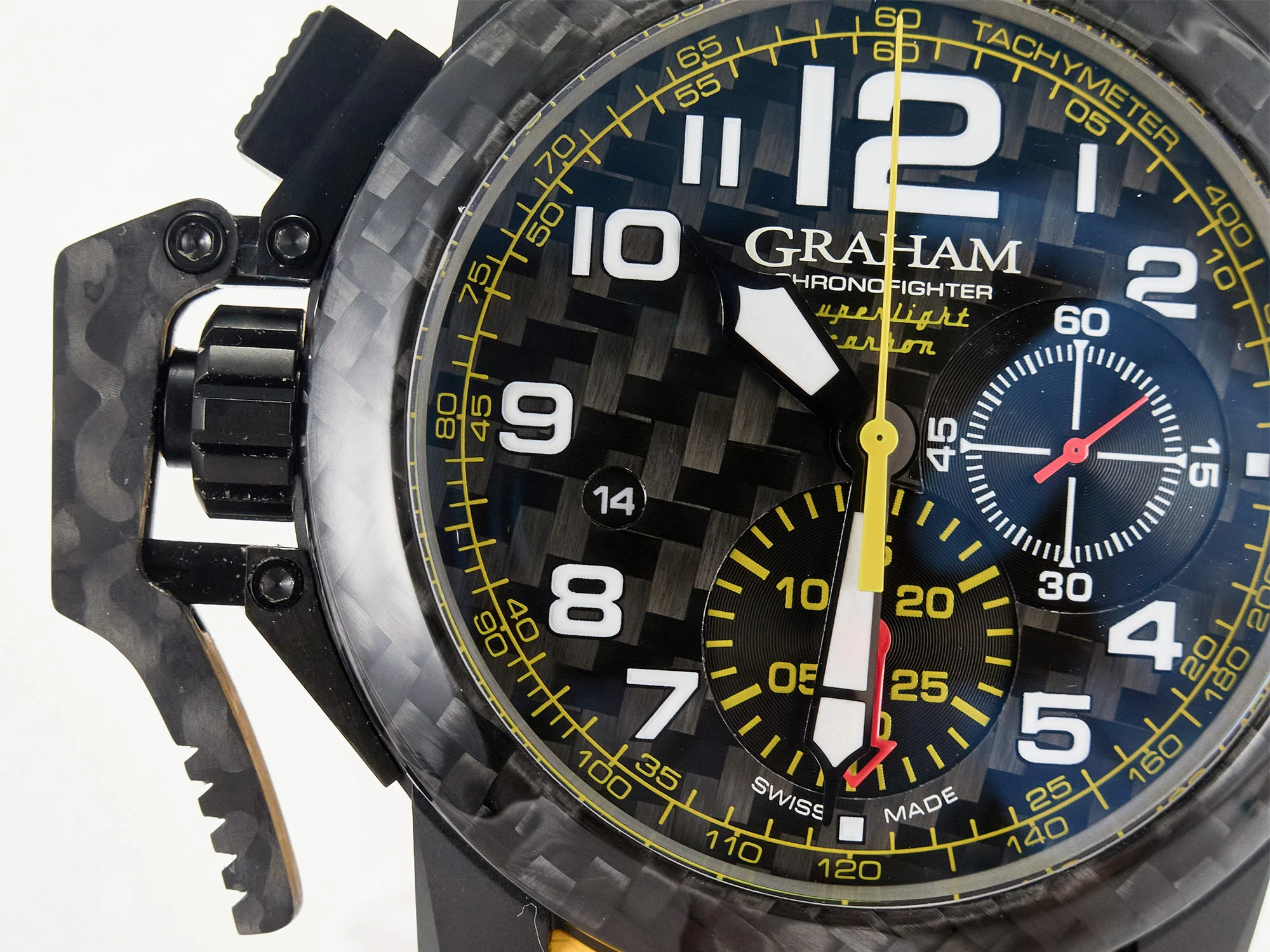 Chronofighter Superlight JKF 1:1 Best Edition on Yellow Rubber Strap A7750
