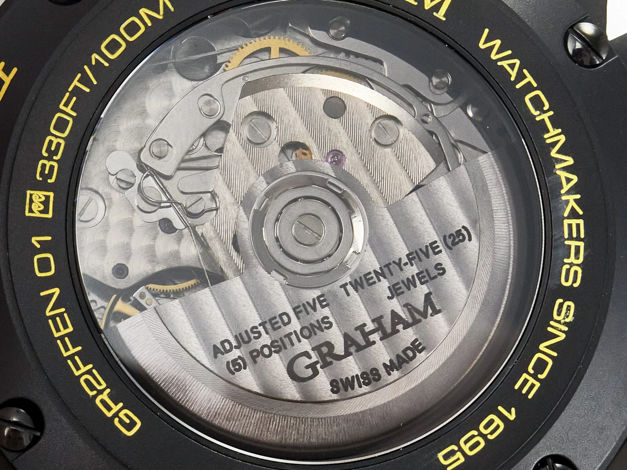 Chronofighter Superlight JKF 1:1 Best Edition on Yellow Rubber Strap A7750
