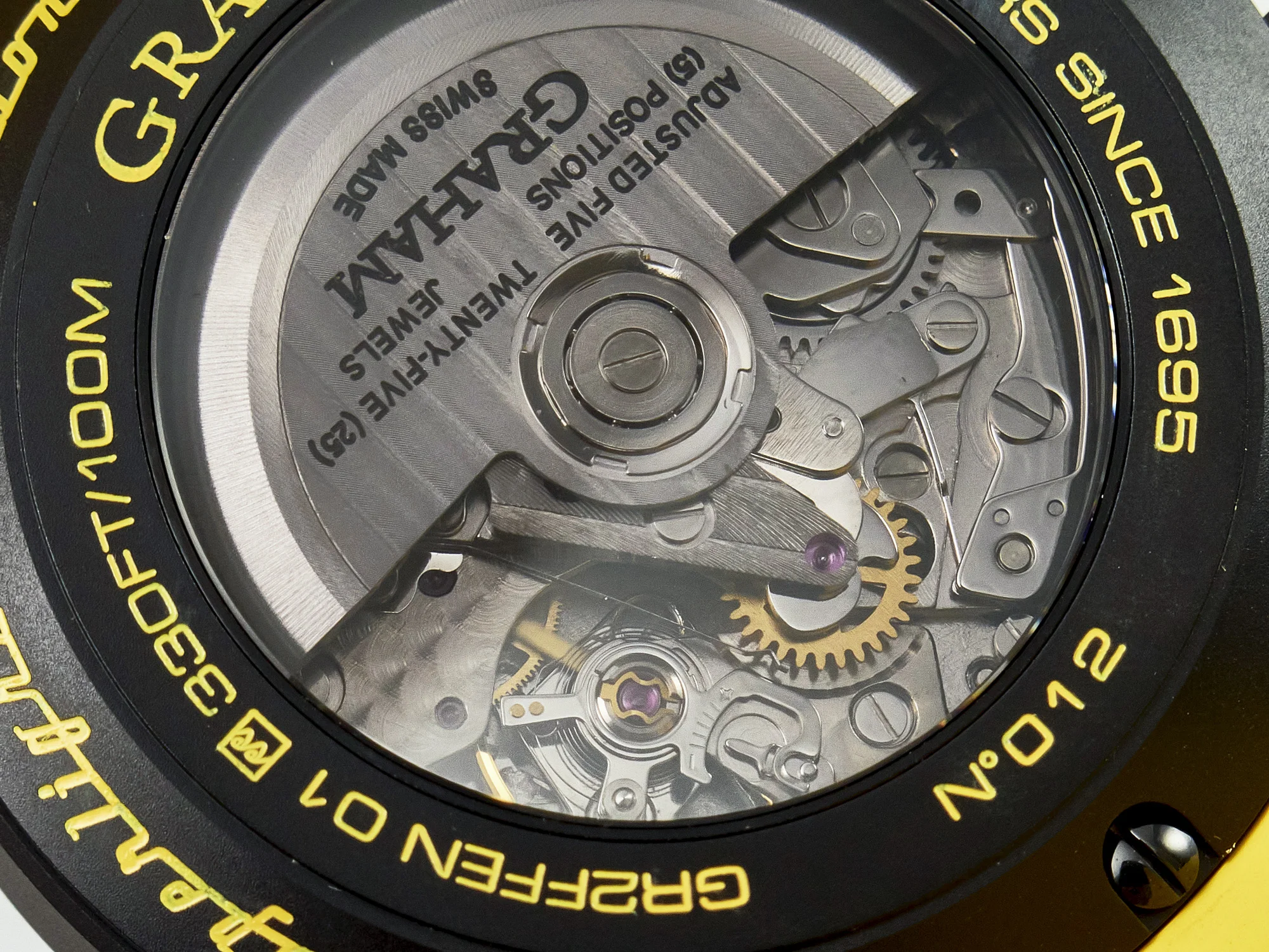 Chronofighter Superlight JKF 1:1 Best Edition on Yellow Rubber Strap A7750