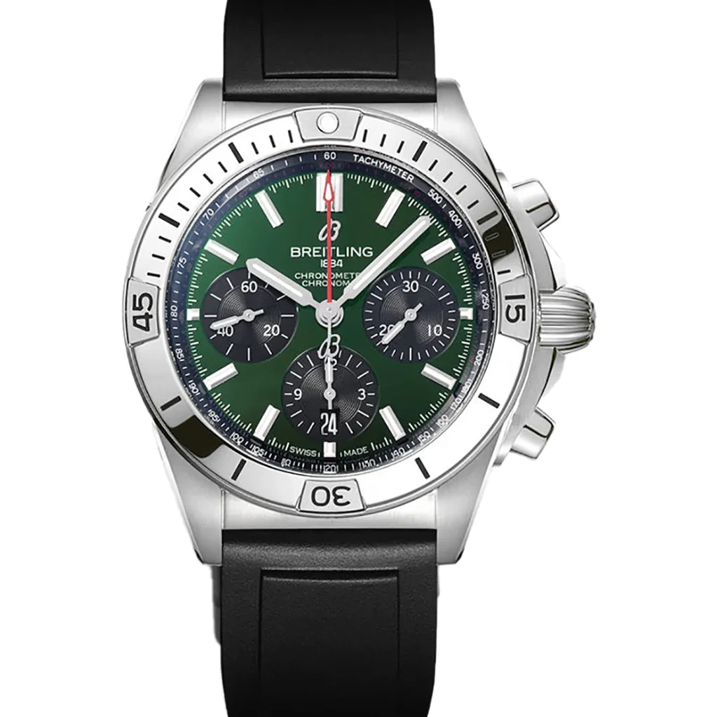 Chronomat B01 42 Green Dial Ref. AB0134101L1A1