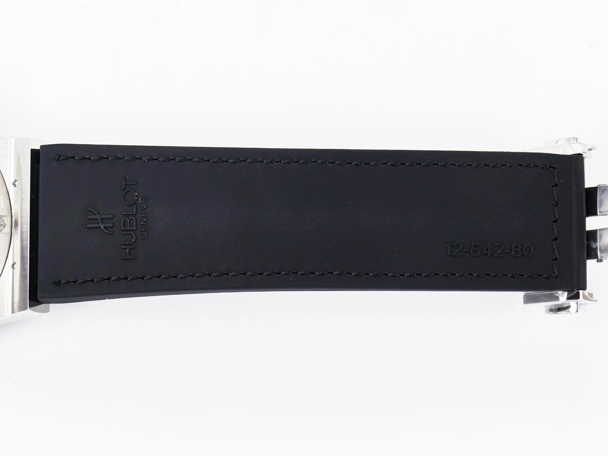 Classic Fusion 42mm SS JJF 1:1 Best Edition White Dial on Black Gummy Leather Strap