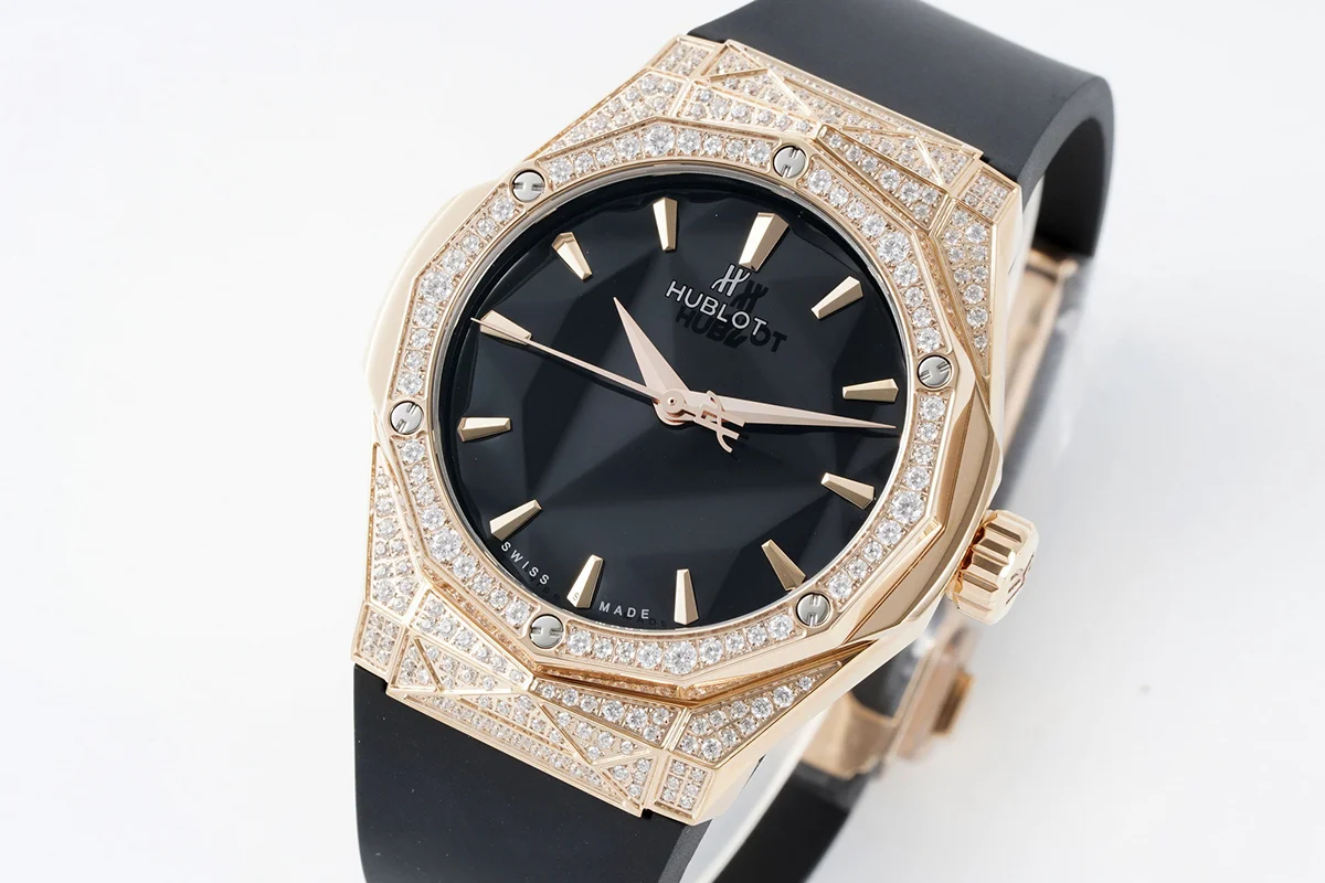 Classic Fusion Orlinski King Gold Alternative Pave 40mm Black Dial