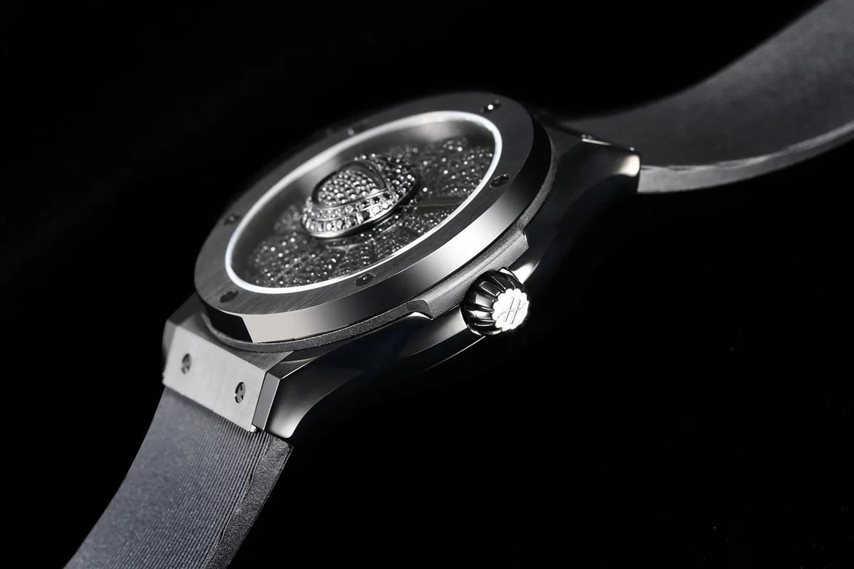 Classic Fusion Takashi Murakami 45mm Sunflower Dial on Rubber Strap