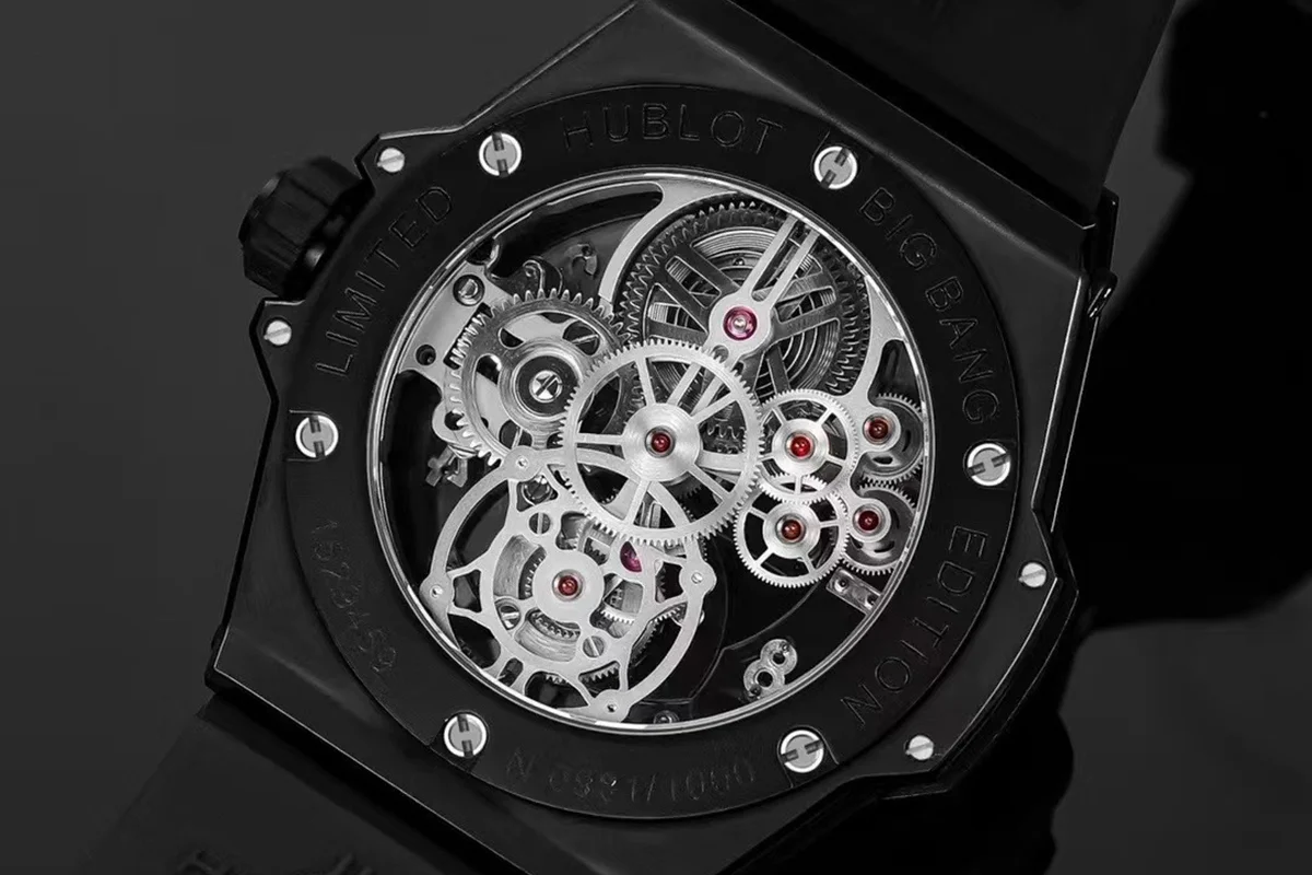 Classic Fusion Tourbillon 45mm with Ceramic Bezel Skeleton Dial in Ceramic