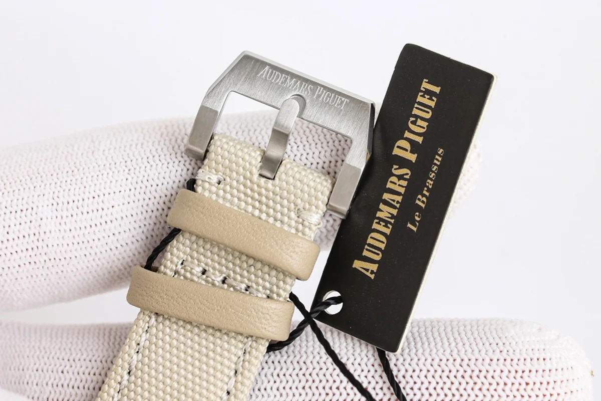 CODE 11.59 Ref.15210 Brown Dial in Beige Nylon Strap