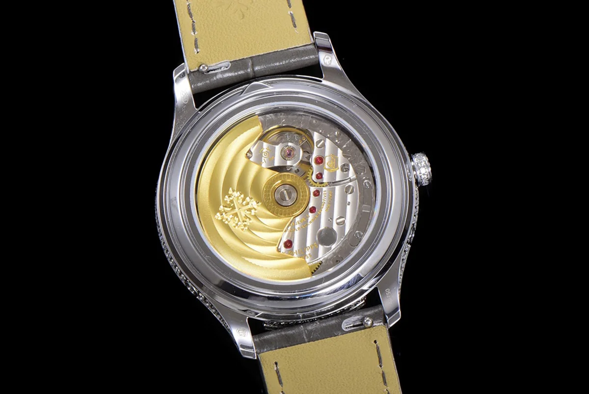 Complications 4948G Annual Calendar Moonphase MOP Dial in White Gold on Leather Strap