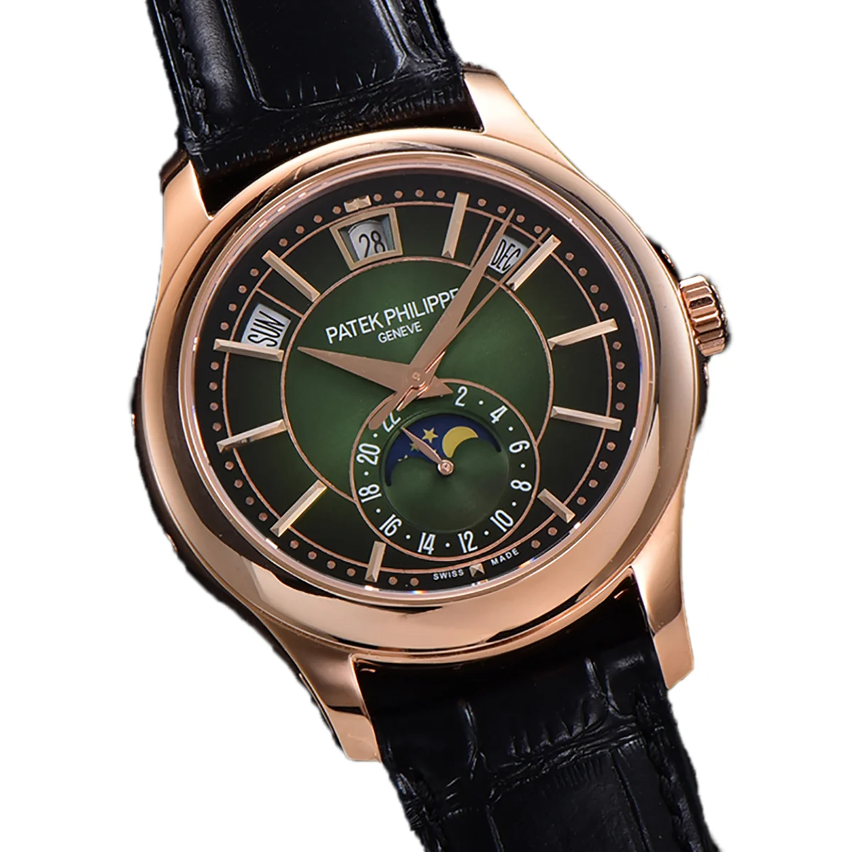 Complications Series Moonphase 5205R-011 Green Dial on Rose Gold