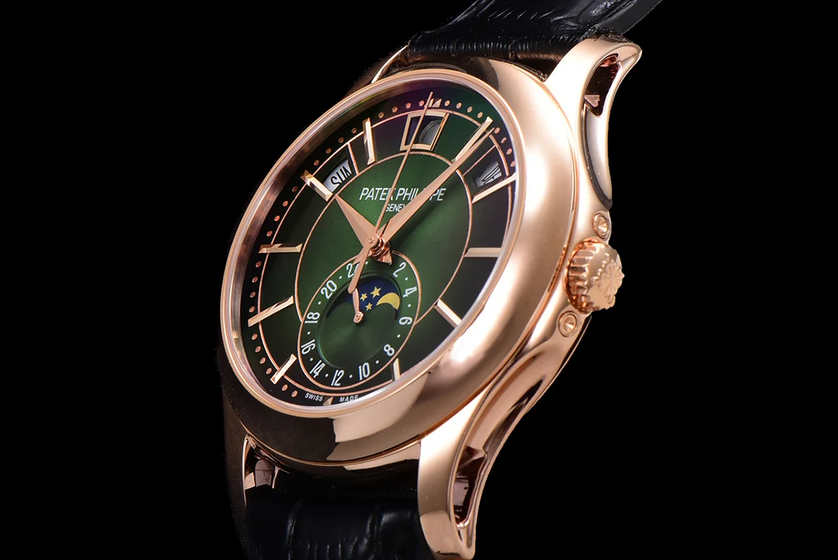 Complications Series Moonphase 5205R-011 Green Dial on Rose Gold
