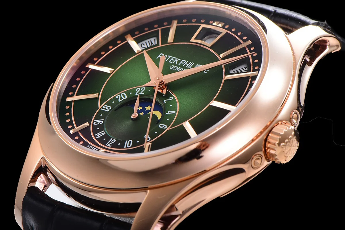 Complications Series Moonphase 5205R-011 Green Dial on Rose Gold