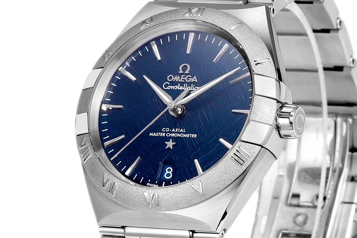 Constellation Co-Axial Master Chronometer 41mm Blue Meteorite Dial on Bracelet