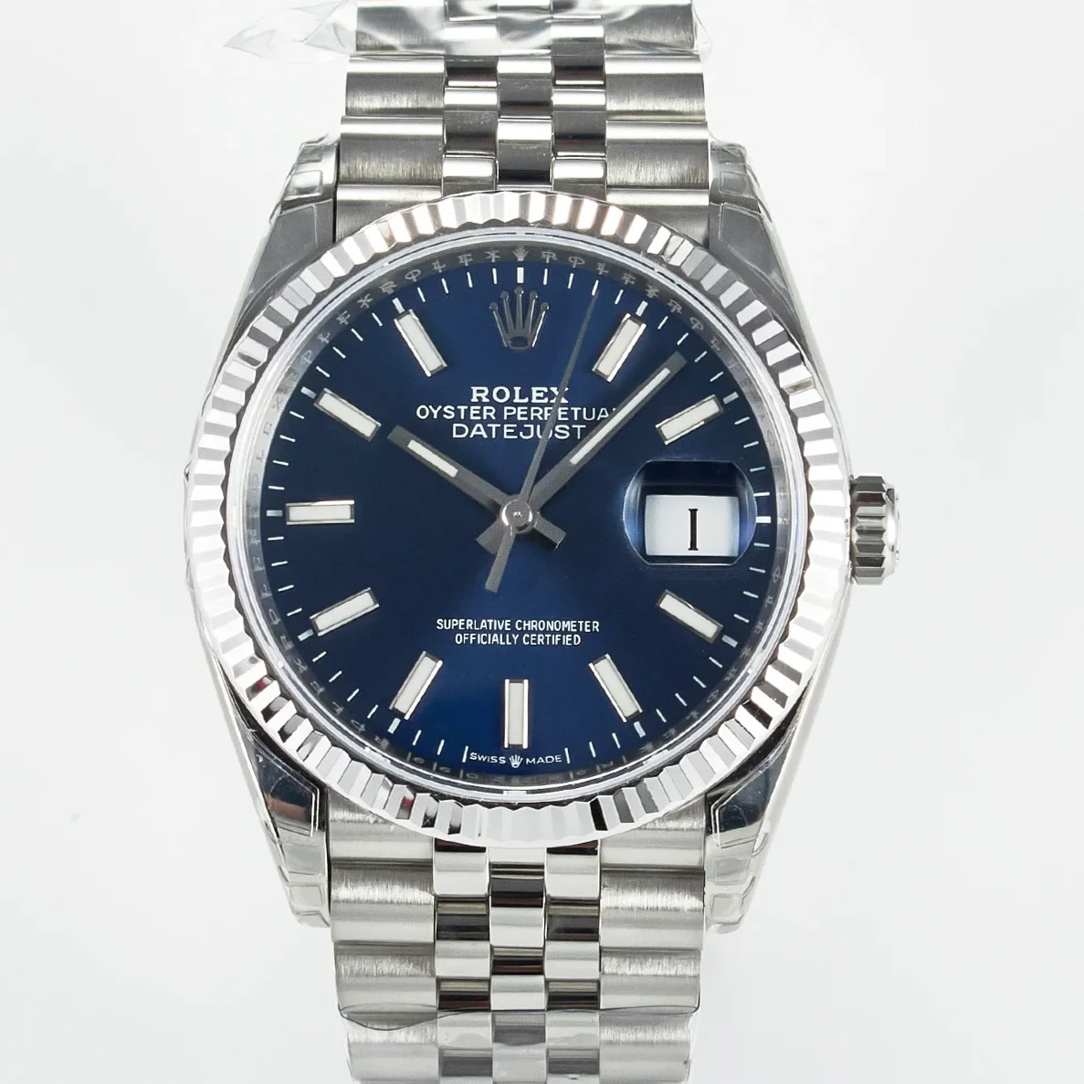 DateJust 36 126234 904L SS VSF 1:1 Best Edition Blue Dial on Jubilee Bracelet VS3235