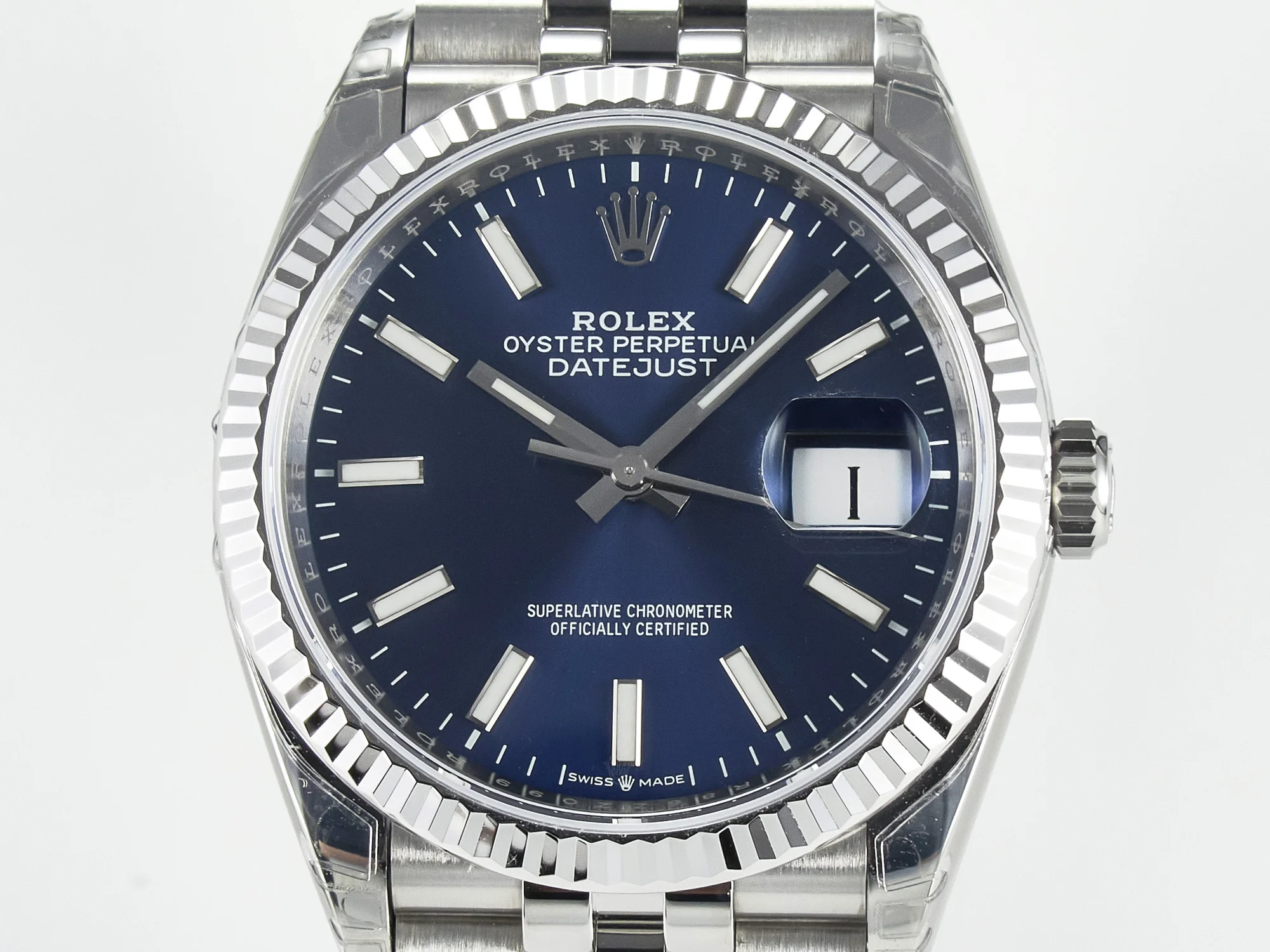 DateJust 36 126234 904L SS VSF 1:1 Best Edition Blue Dial on Jubilee Bracelet VS3235