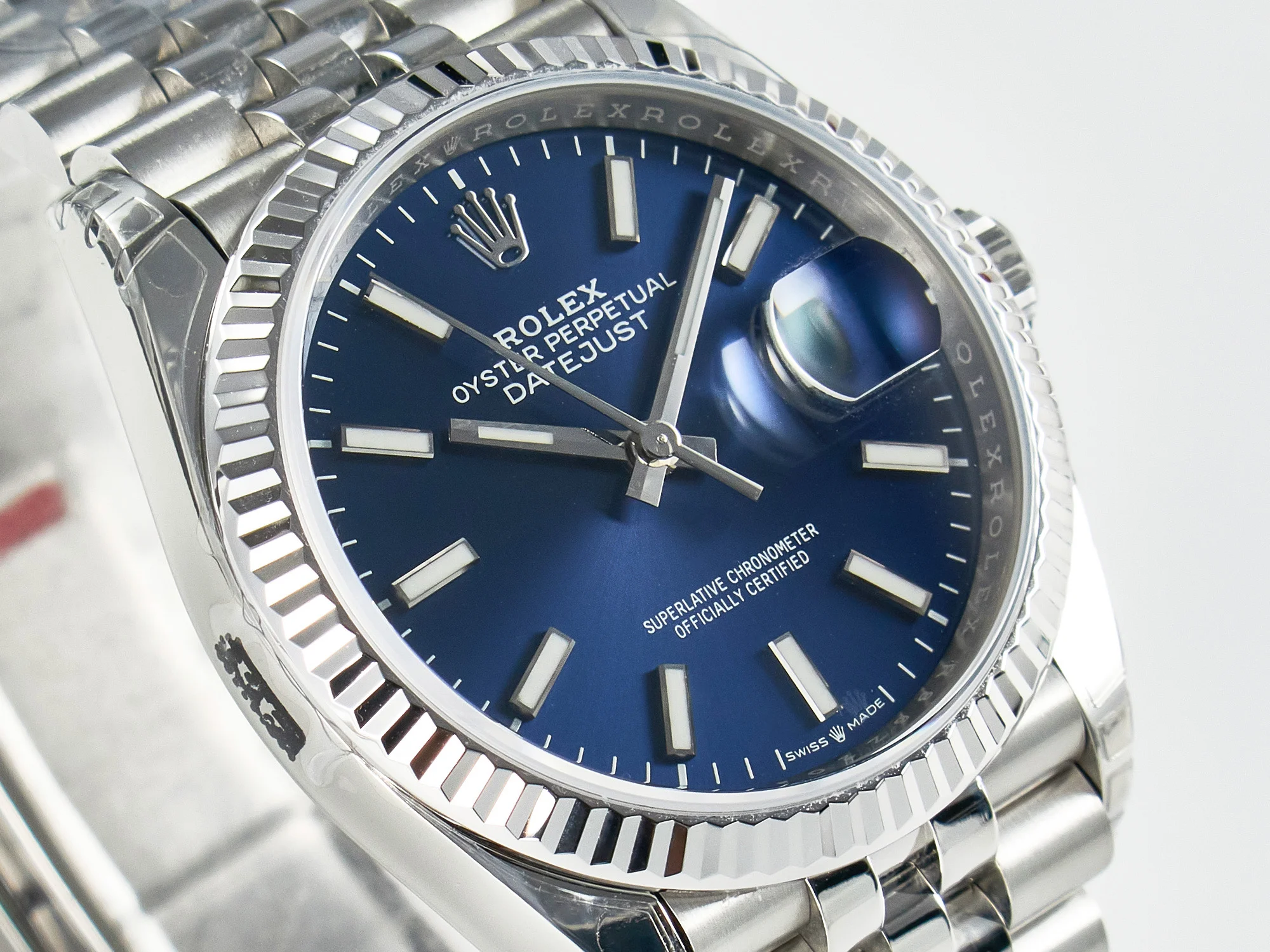 DateJust 36 126234 904L SS VSF 1:1 Best Edition Blue Dial on Jubilee Bracelet VS3235