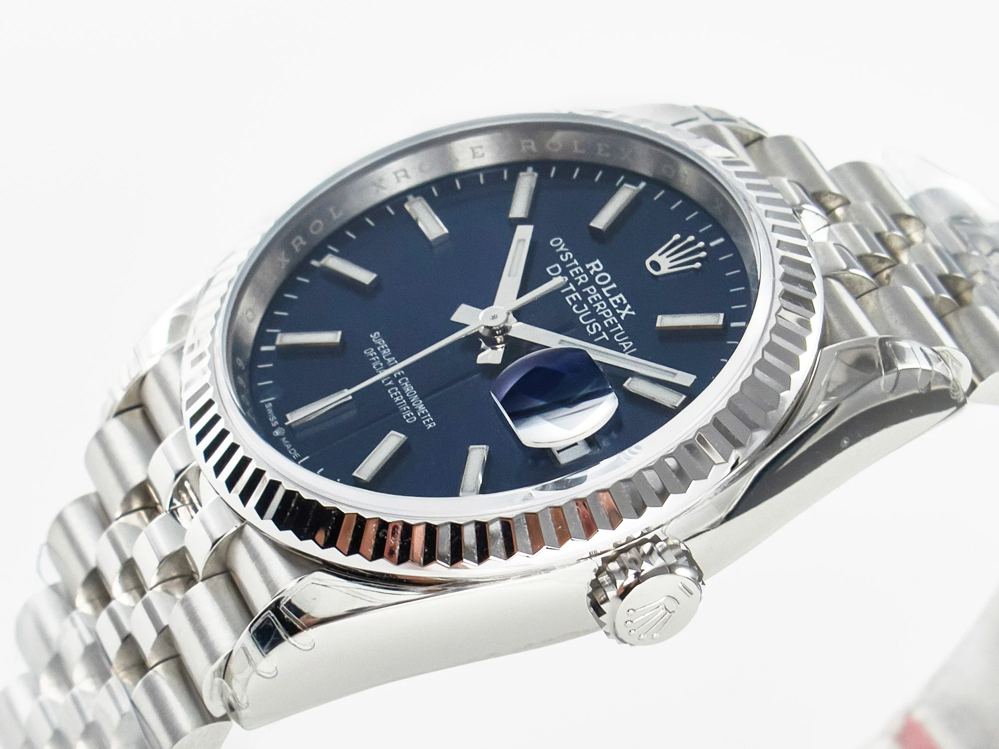 DateJust 36 126234 904L SS VSF 1:1 Best Edition Blue Dial on Jubilee Bracelet VS3235