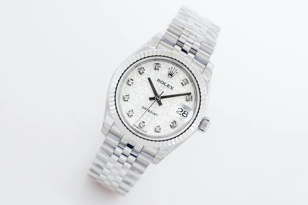 Datejust 36 126234 White Dial with Diamond Markers in Steel on Jubilee Bracelet