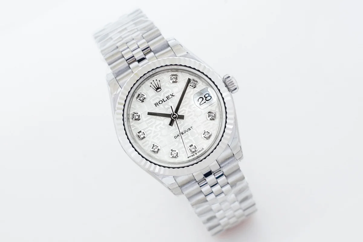Datejust 36 126234 White Dial with Diamond Markers in Steel on Jubilee Bracelet
